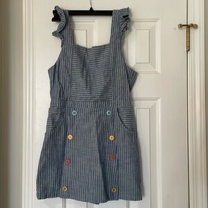 Matilda Jane Sz 14 girl Moments With You Jumping Jacks Skort Romper EUC